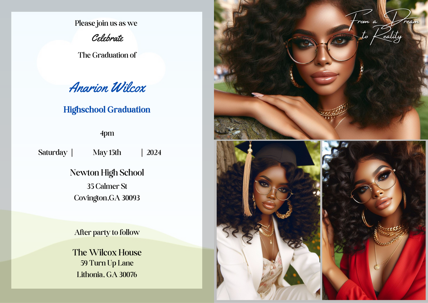 2025 Graduation Magazine Template (7 Editable Pages)