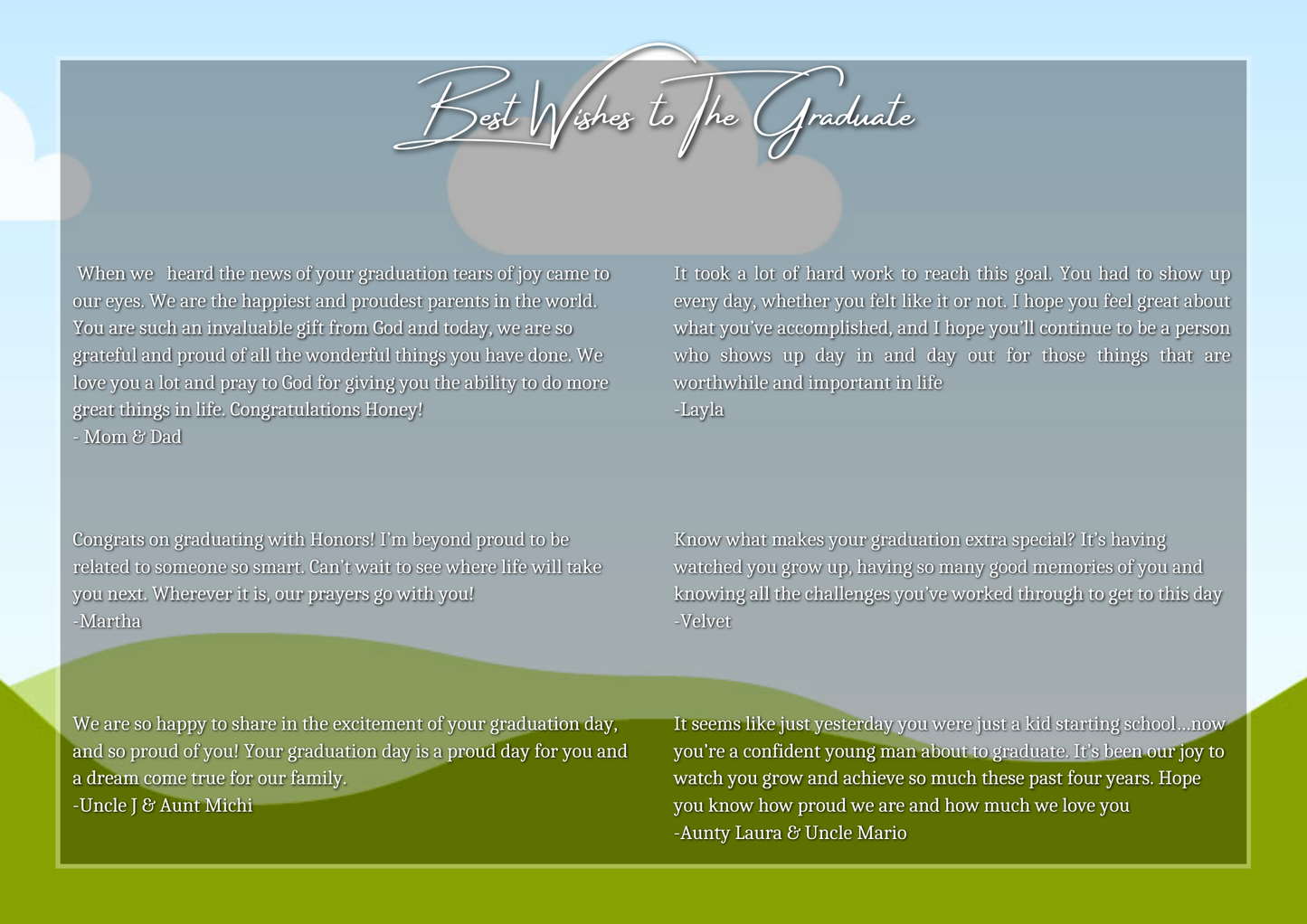 2025 Graduation Magazine Template (7 Editable Pages)