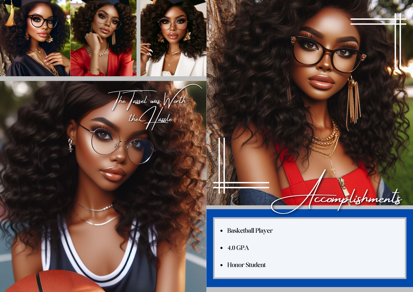 2025 Graduation Magazine Template (7 Editable Pages)
