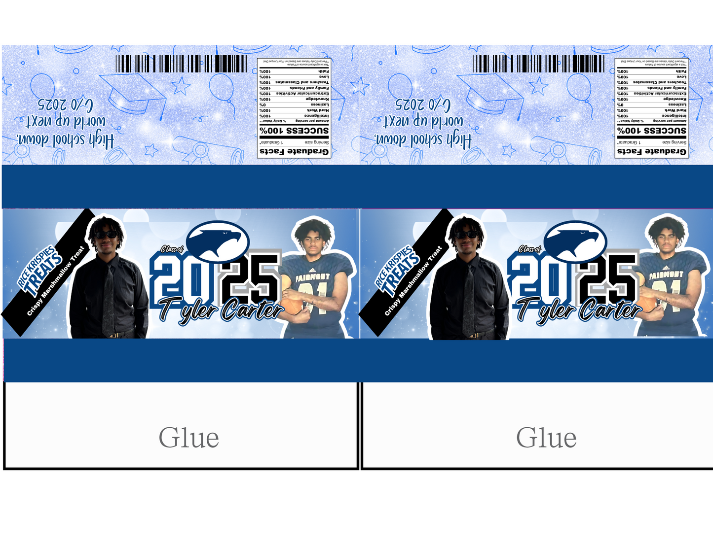 Graduation Party Favors with Mockup (Digital Download Editable in Canva)