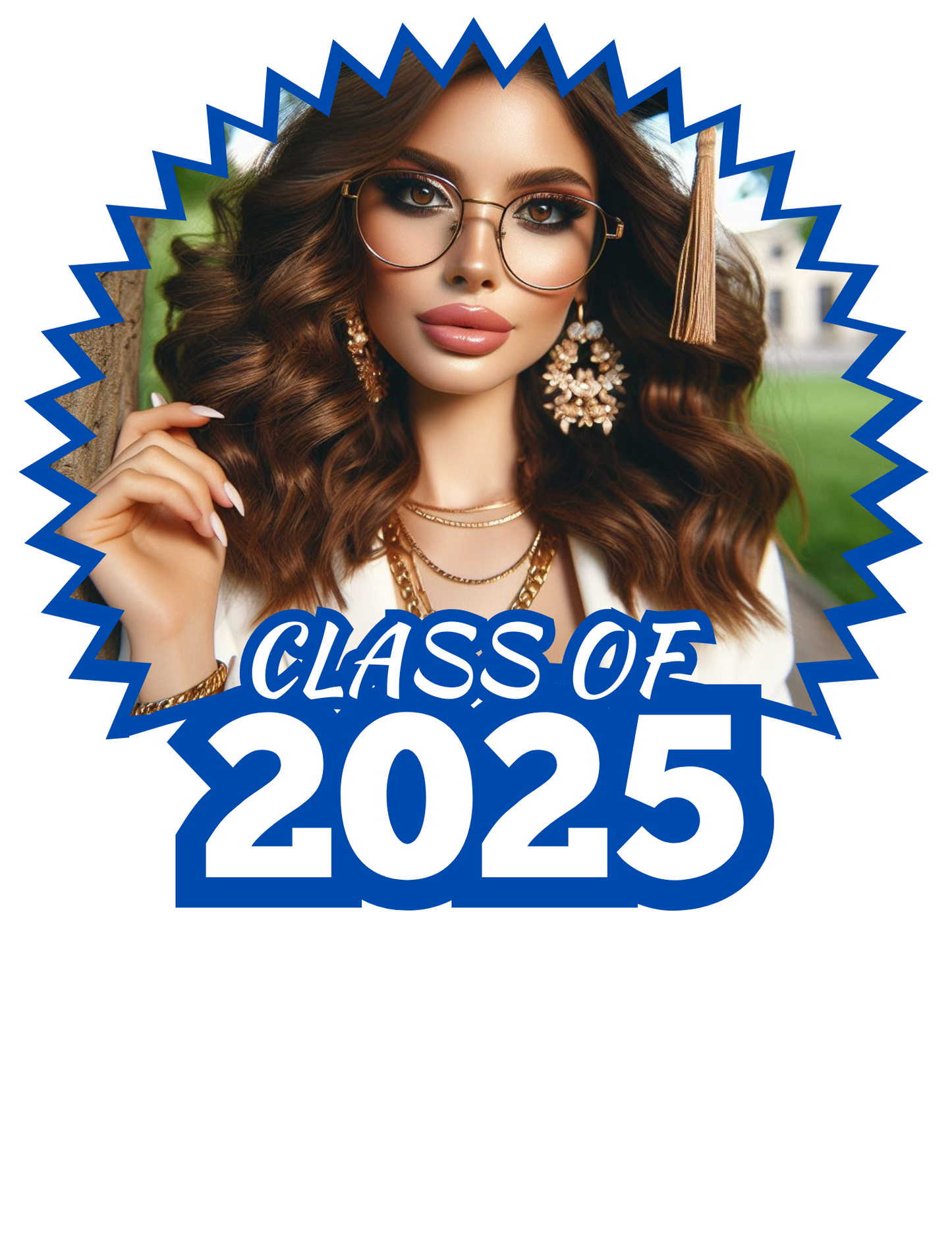 Graduation Fan Template Bundle (4 Editable Fans)