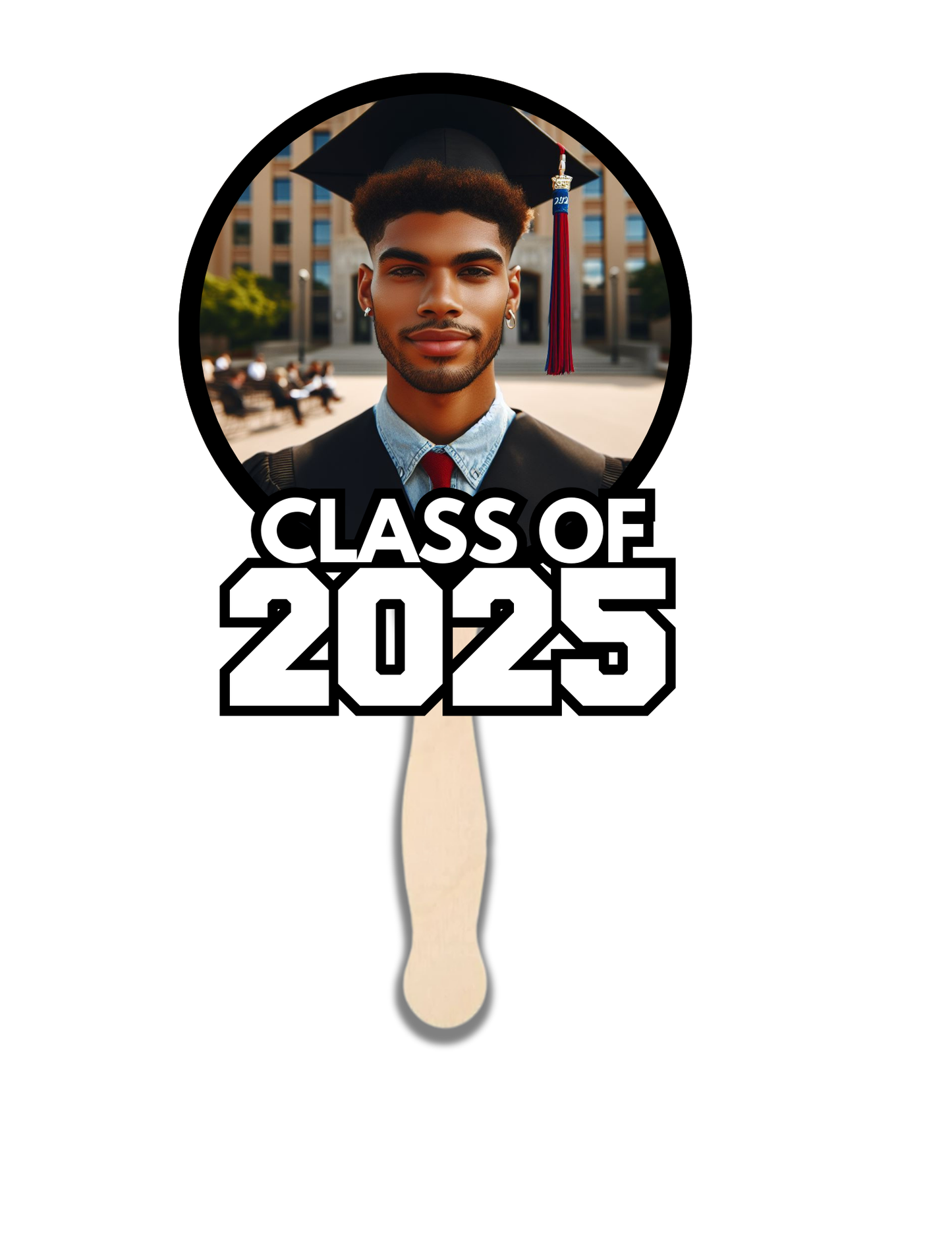 Graduation Fan Template Bundle (4 Editable Fans)