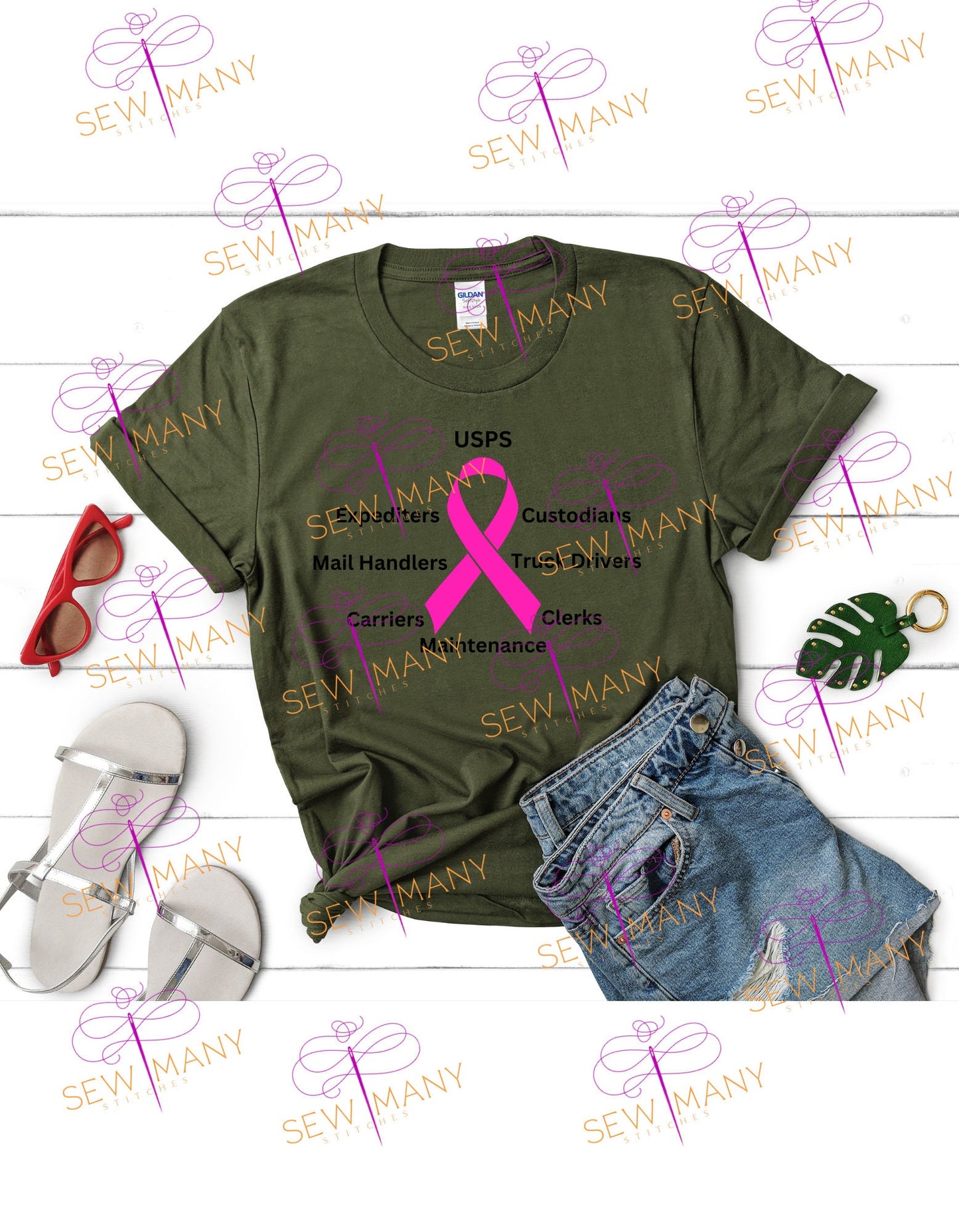 United States Postal Service, Carrier, Post Office, USPS, USPS T-shirts, Clerk, Awareness Ribbon, We Wear Pink, Expediter, Mail Handler