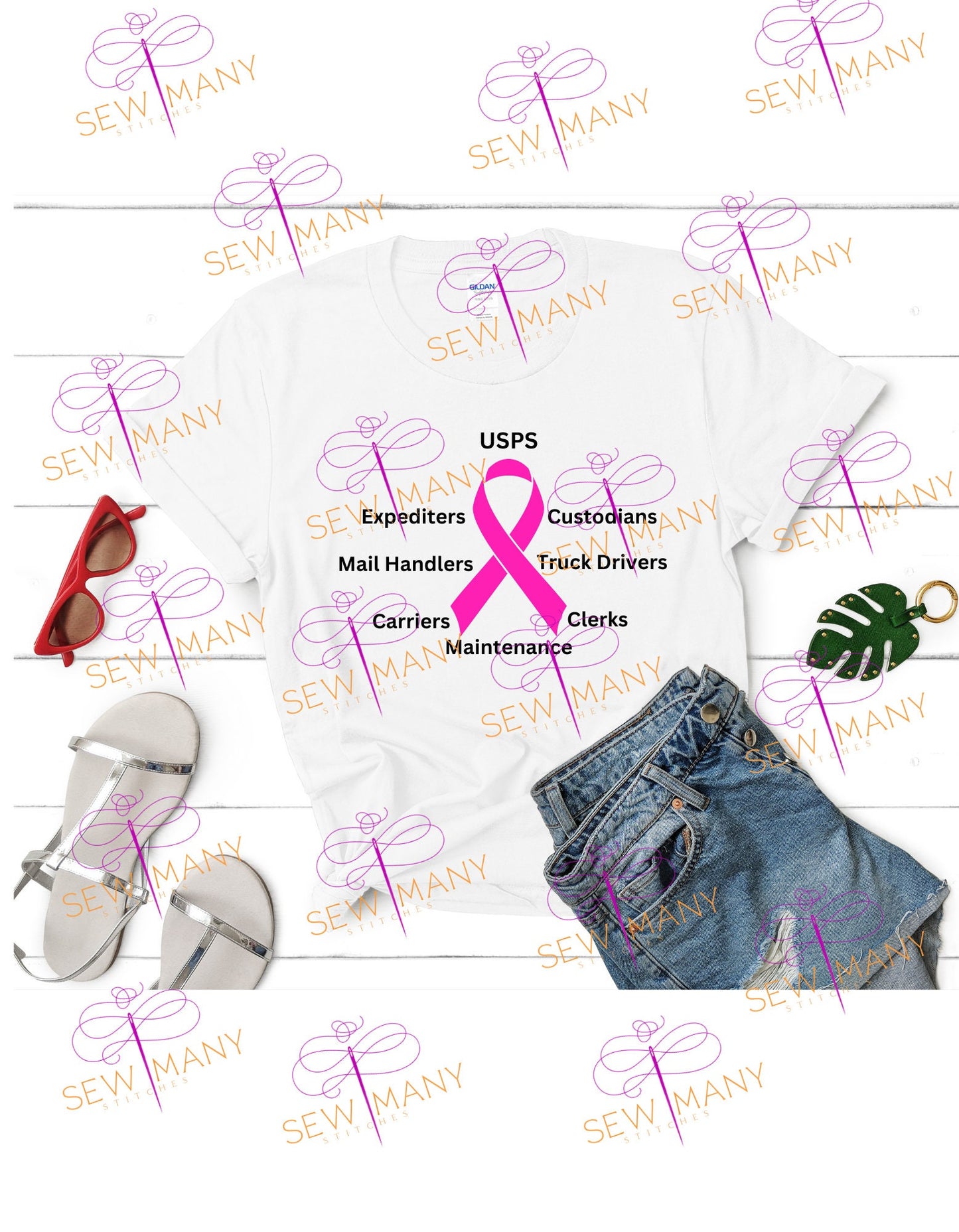 United States Postal Service, Carrier, Post Office, USPS, USPS T-shirts, Clerk, Awareness Ribbon, We Wear Pink, Expediter, Mail Handler