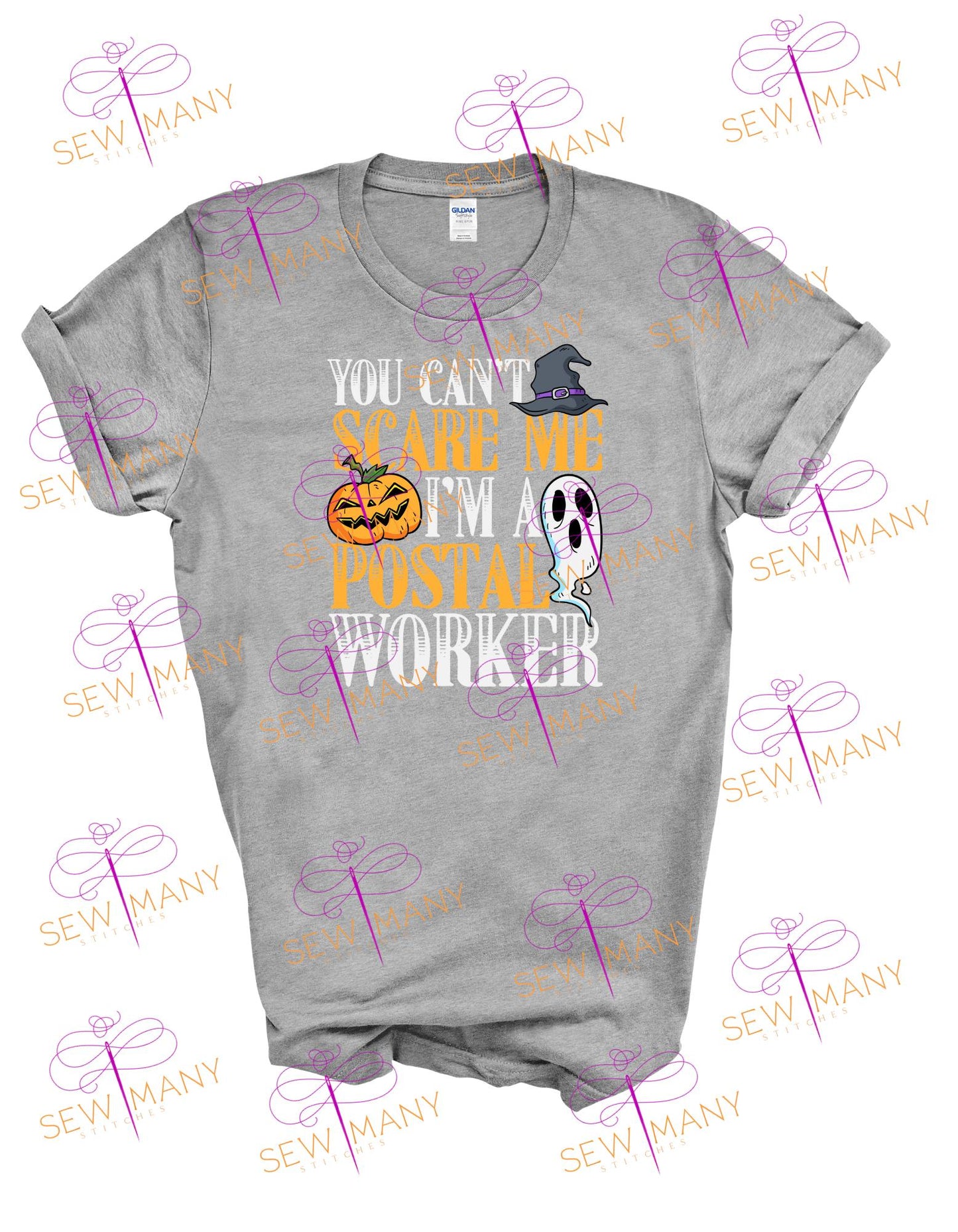 Halloween Postal T-Shirt | Hip-Hop Legend Graphic Tee, gift, mailman, USPS, United States Postal Service, Ghost