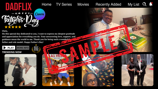 DADFLIX Editable Template