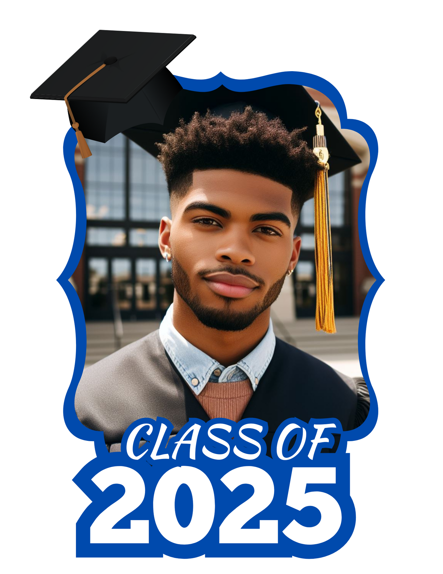 Graduation Fan Template Bundle (4 Editable Fans)