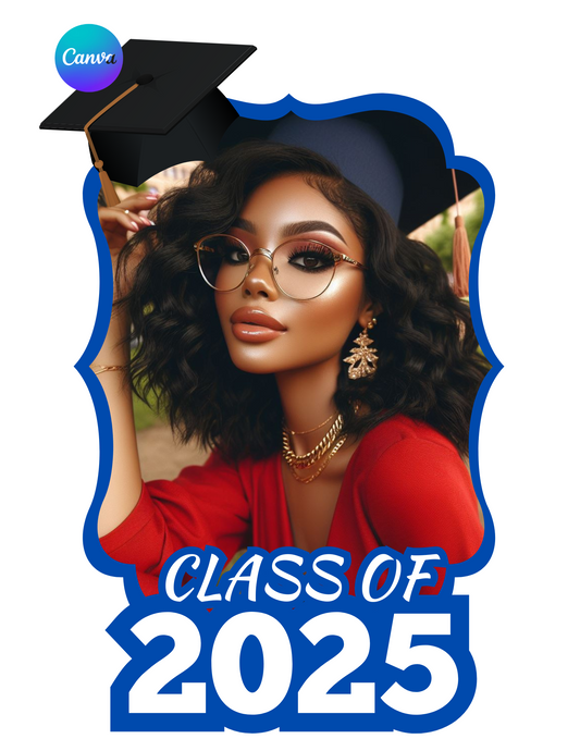 Graduation Fan Template Bundle (4 Editable Fans)