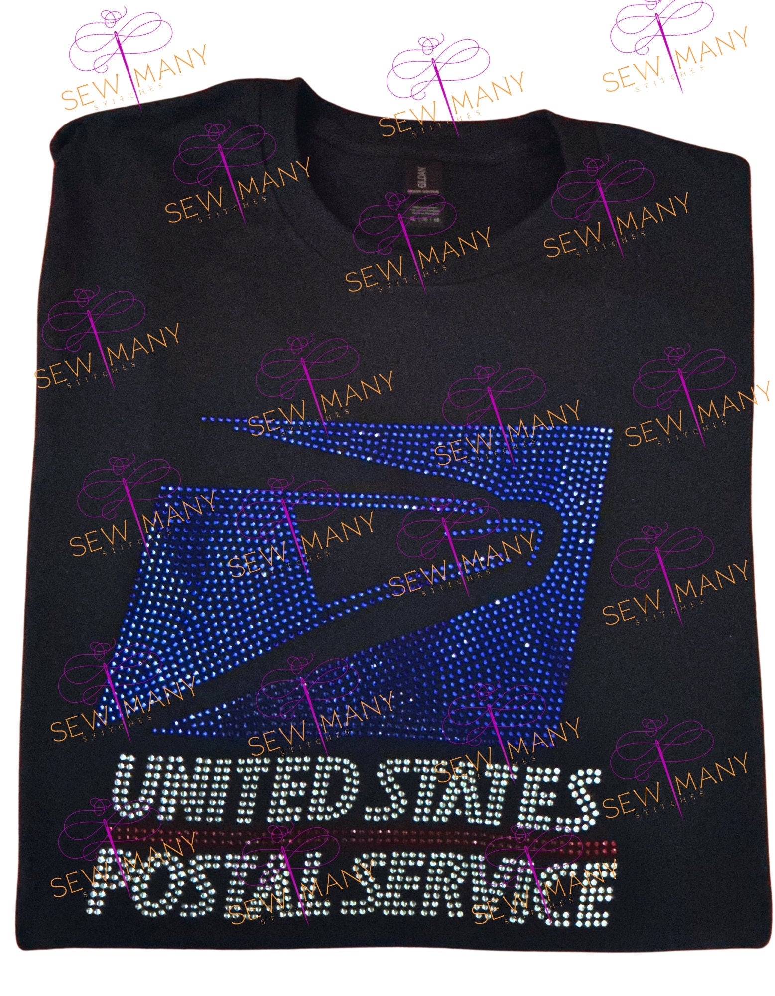Postal Carrier, Post Office, USPS Shirt, United States Postal Service, USPS T-shirts, Postal Clerk, Mail Handler, Postal Rhinestone