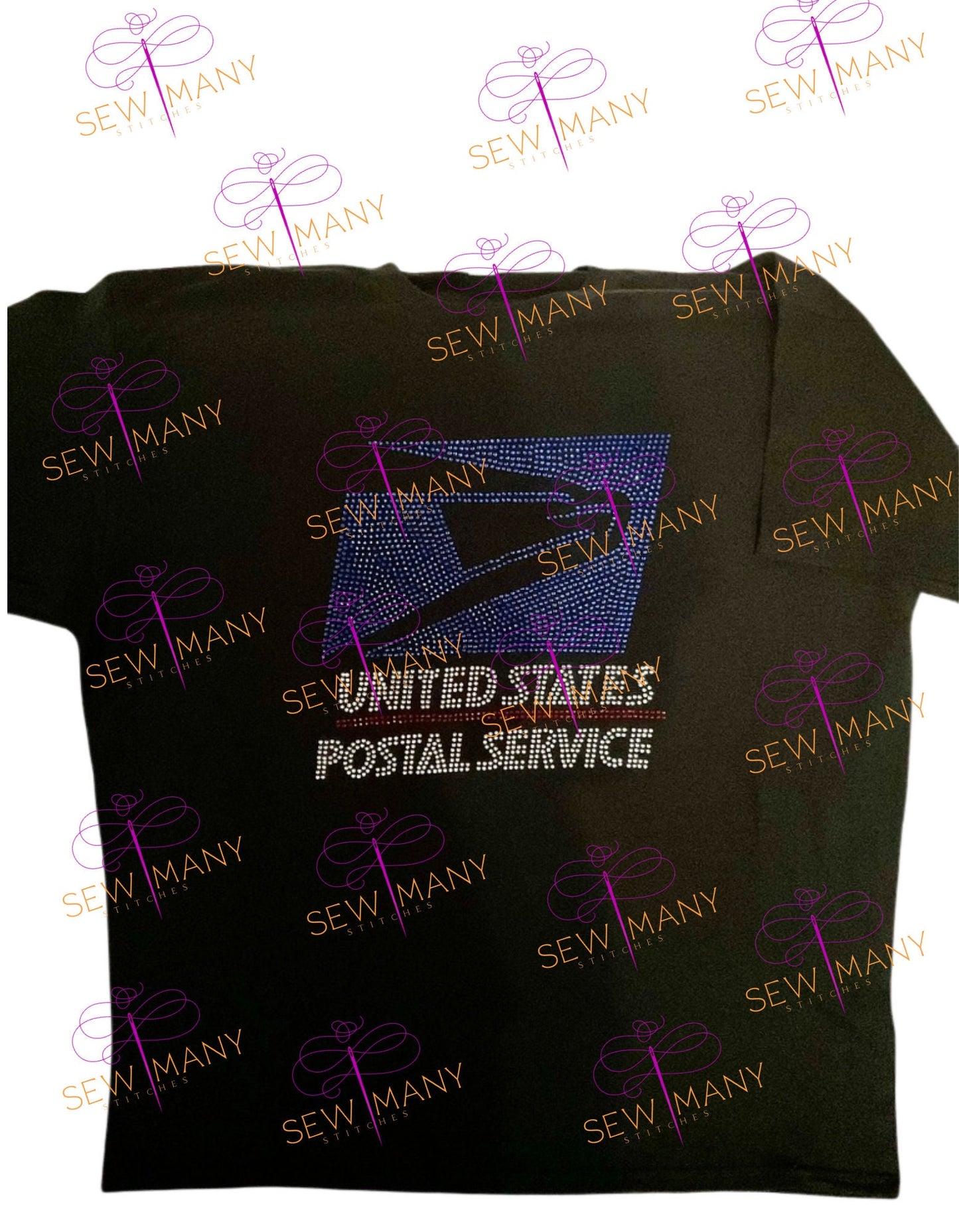 Postal Carrier, Post Office, USPS Shirt, United States Postal Service, USPS T-shirts, Postal Clerk, Mail Handler, Postal Rhinestone