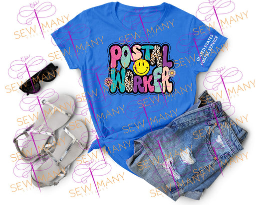 USPS United States Postal Service, Postal Carrier Worker, Post Office, USPS Shirt, United Mail Handler, USPS T-shirts, Postal Clerk, Cheetah