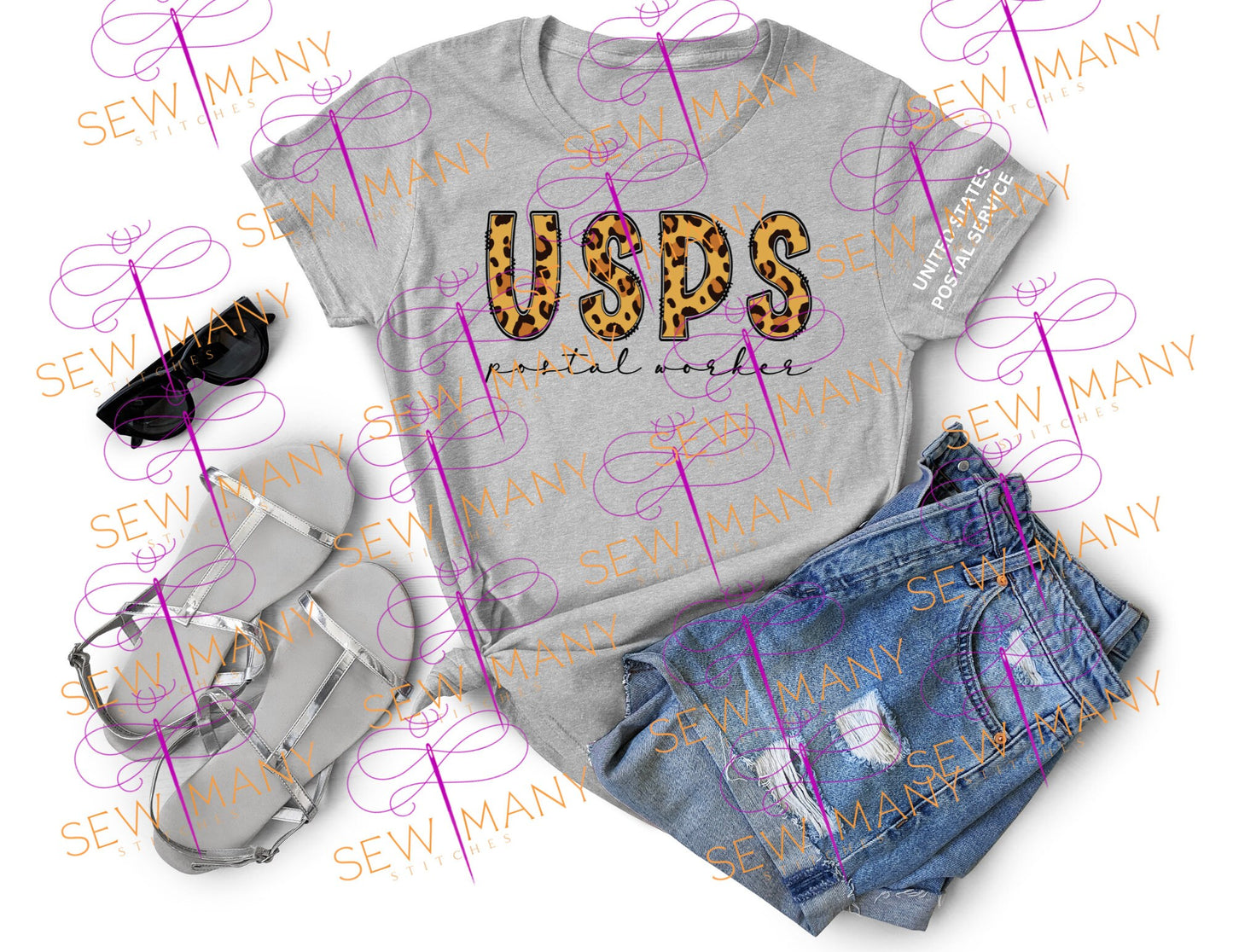 USPS United States Postal Service, Postal Carrier Worker, Post Office, USPS Shirt, United Mail Handler, USPS T-shirts, Postal Clerk, Cheetah