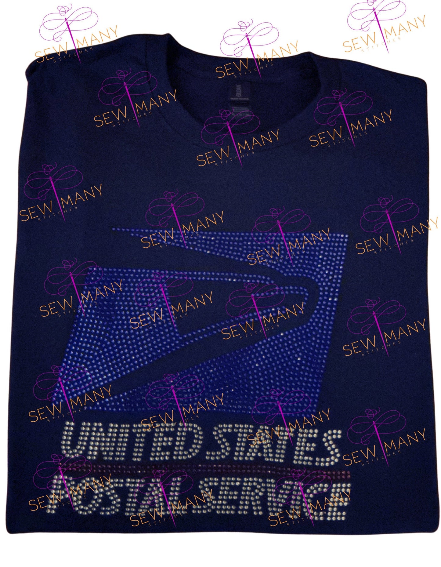 Postal Carrier, Post Office, USPS Shirt, United States Postal Service, USPS T-shirts, Postal Clerk, Mail Handler, Postal Rhinestone