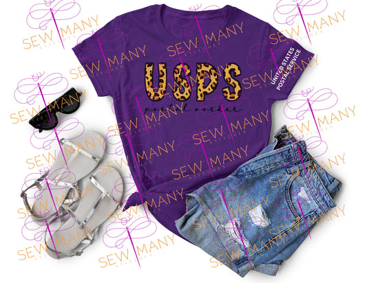 USPS United States Postal Service, Postal Carrier Worker, Post Office, USPS Shirt, United Mail Handler, USPS T-shirts, Postal Clerk, Cheetah