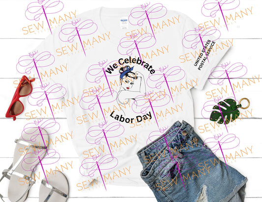 USPS United States Postal Service, Postal Carrier, Post Office, USPS Shirt, United Mail Handler, Labor Day, Postal Clerk, Rosie The Riveter