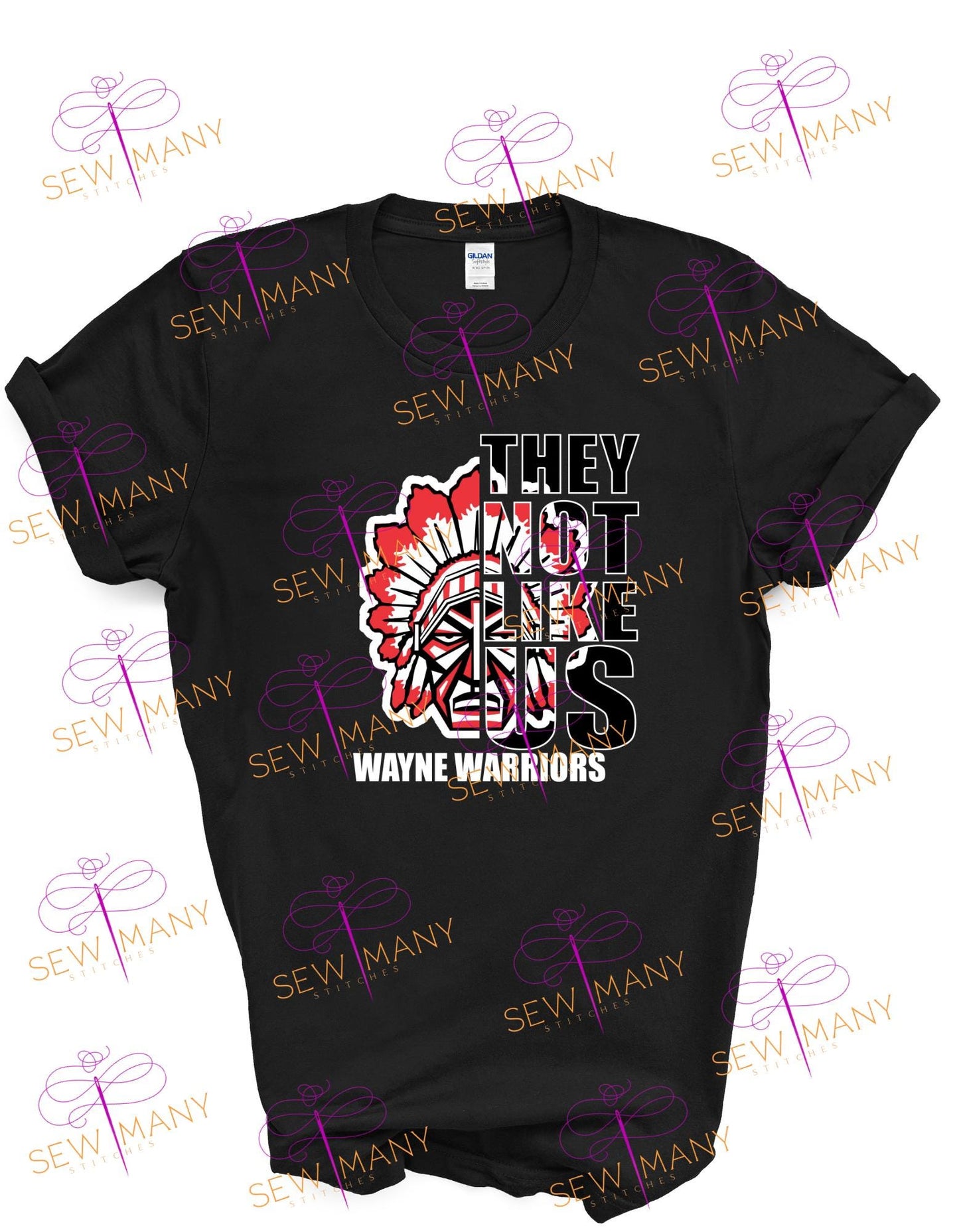 Wayne Warriors T-shirt, Mascot, Ohio, School Spirit, School logo Tee, Custom Shirt, Custom Gift