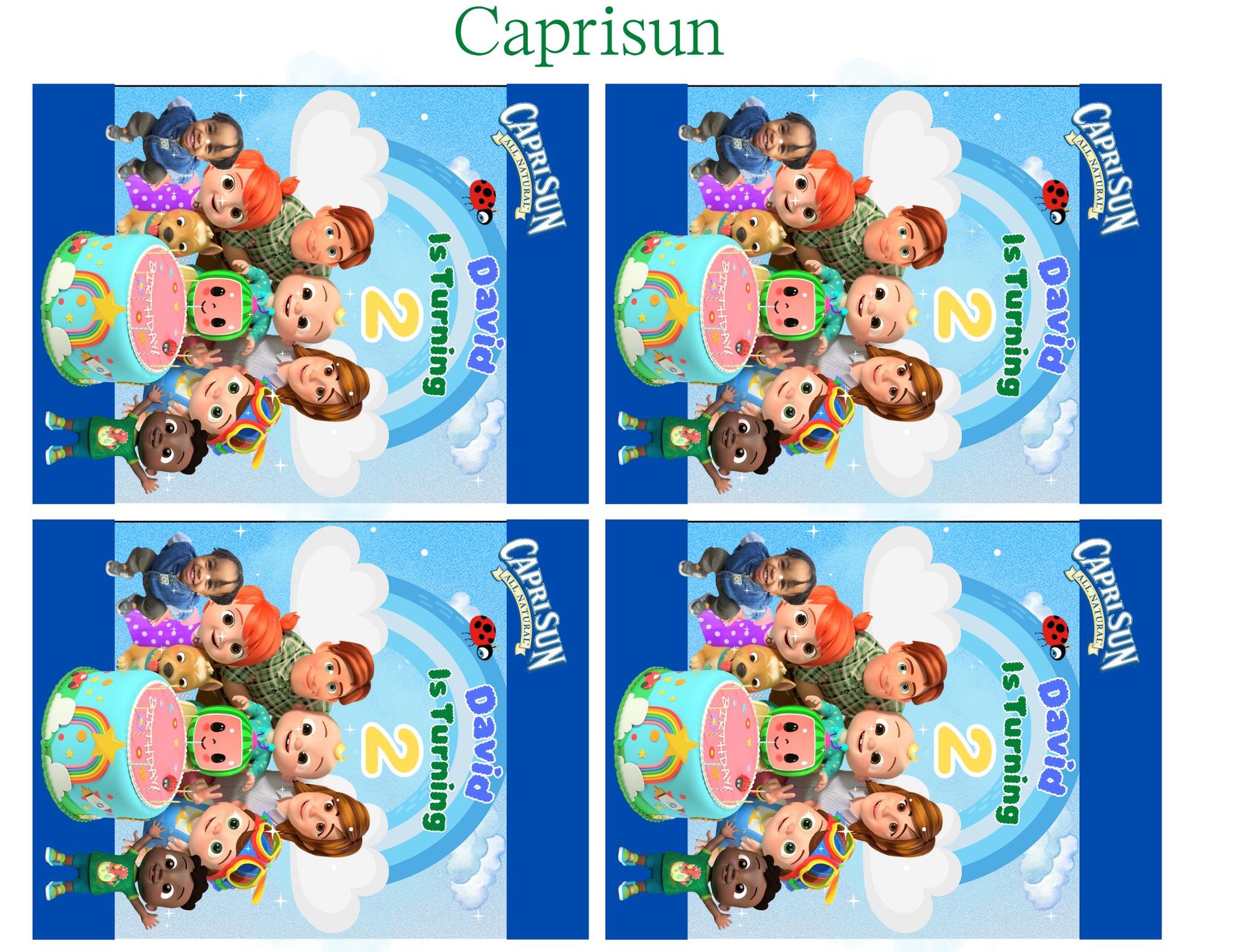 Coco Boys Party Favors with Mockup (Digital Download Editable in Canva)