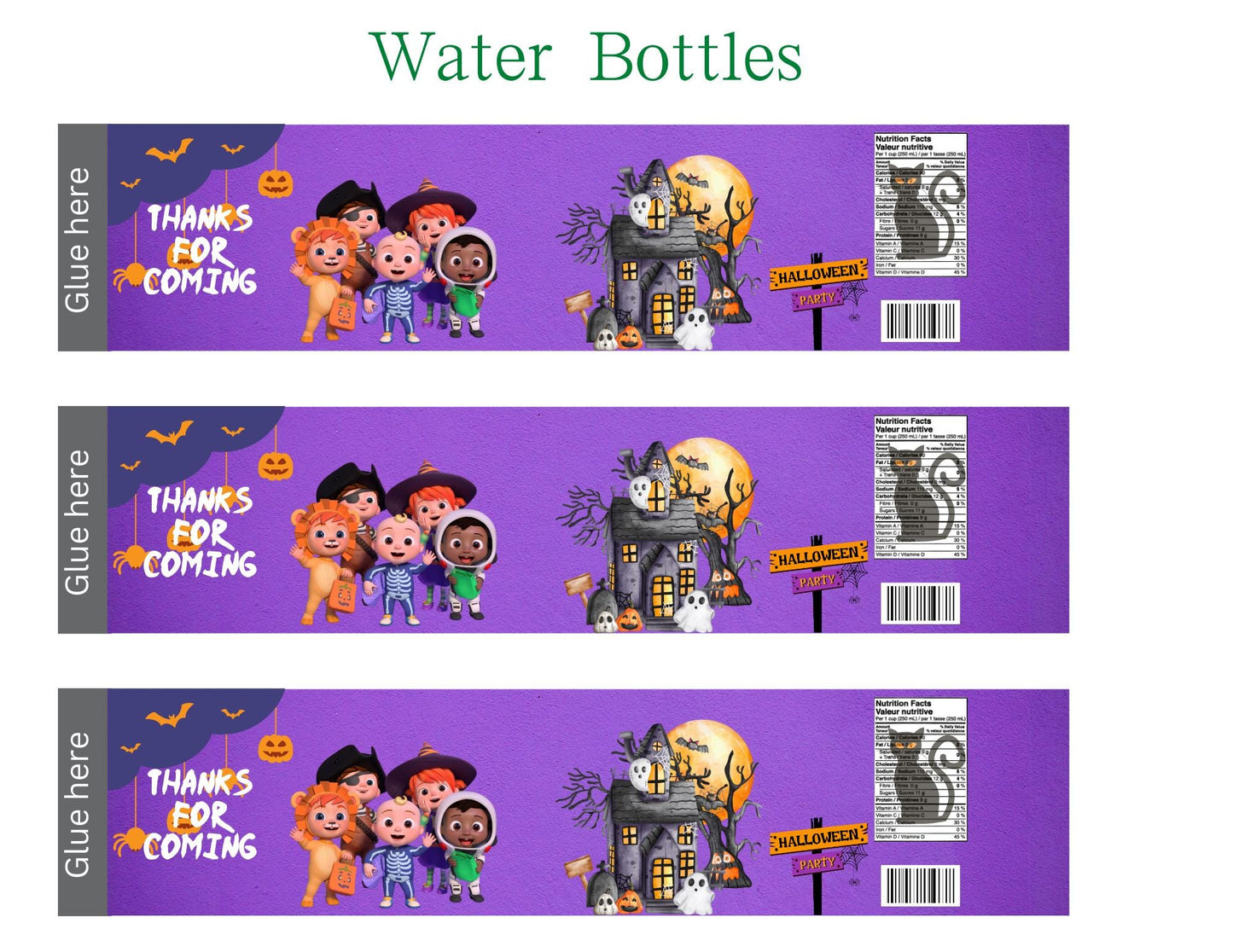Coco Halloween Party Favors with Mockup (Digital Download Editable in Canva)