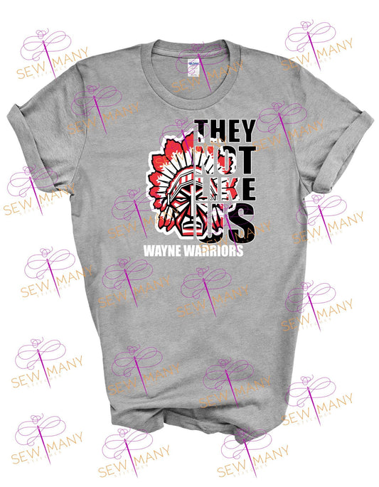 Wayne Warriors T-shirt, Mascot, Ohio, School Spirit, School logo Tee, Custom Shirt, Custom Gift