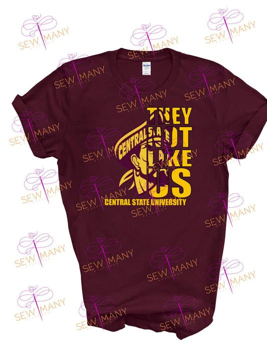 Central State Marauders, Mascot, Ohio, School Spirit, School logo Tee, Custom Shirt, Homecoming, HBCU