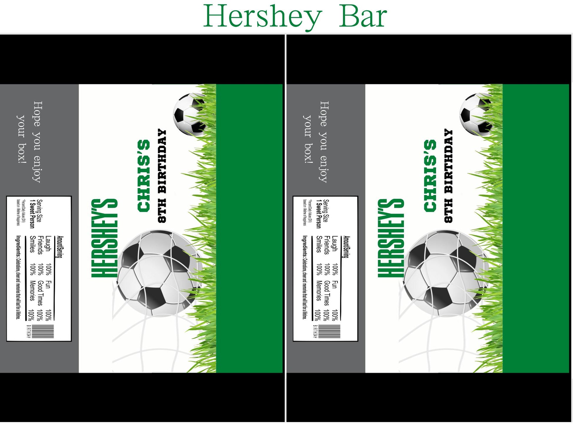 Soccer Party Favors with Mockup (Digital Download Editable in Canva)