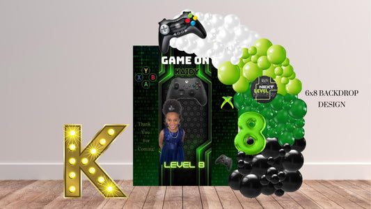 Customizable 6x8 Backdrop Template | Event Backdrop Banner | DIY Editable Digital File, Canva, Editable, Gaming, XBox
