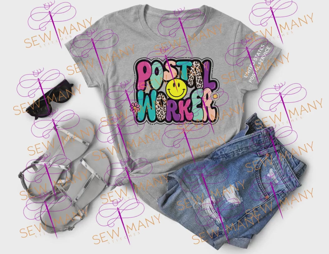 USPS United States Postal Service, Postal Carrier Worker, Post Office, USPS Shirt, United Mail Handler, USPS T-shirts, Postal Clerk, Cheetah