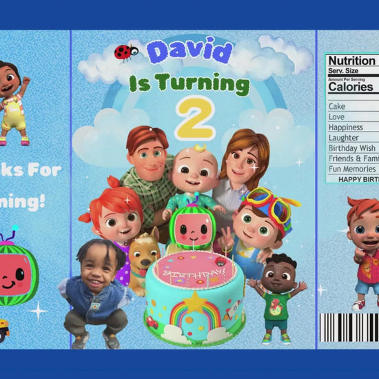 Coco Boys Party Favors with Mockup (Digital Download Editable in Canva)