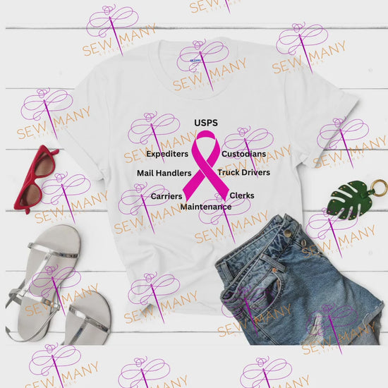 United States Postal Service, Carrier, Post Office, USPS, USPS T-shirts, Clerk, Awareness Ribbon, We Wear Pink, Expediter, Mail Handler