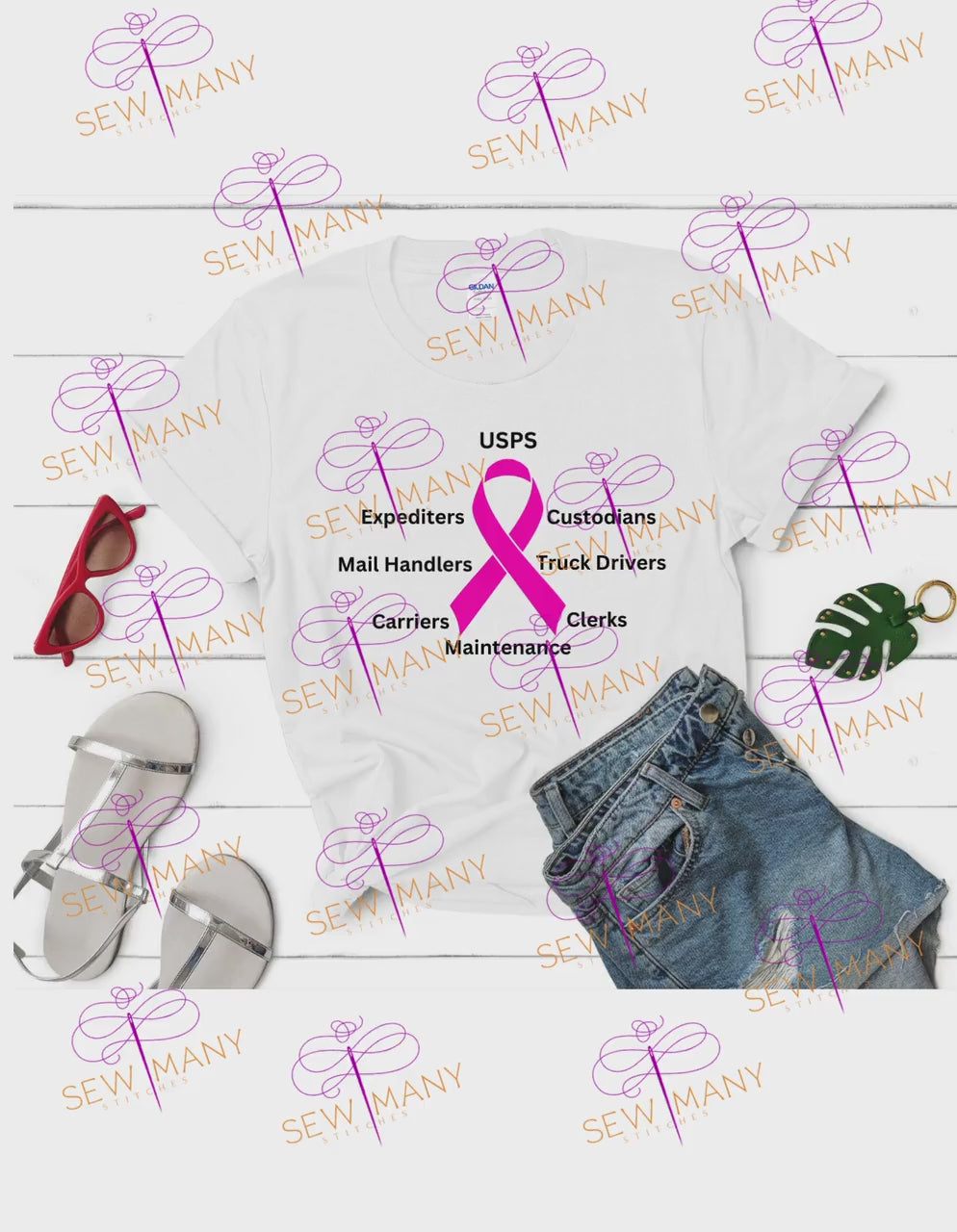 United States Postal Service, Carrier, Post Office, USPS, USPS T-shirts, Clerk, Awareness Ribbon, We Wear Pink, Expediter, Mail Handler
