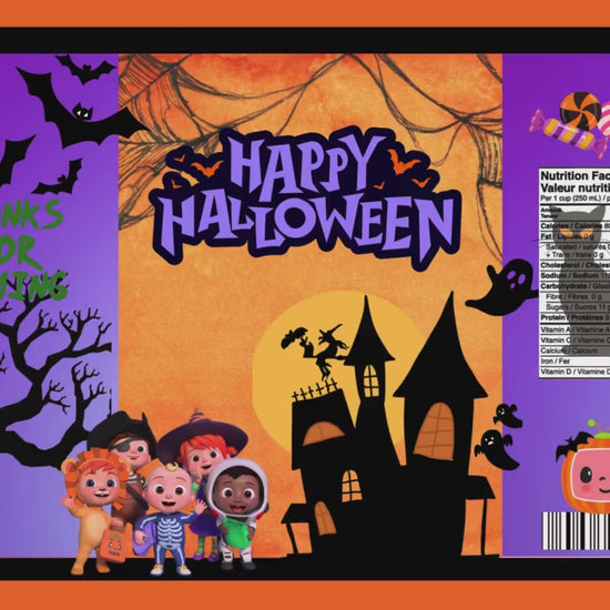 Coco Halloween Party Favors with Mockup (Digital Download Editable in Canva)