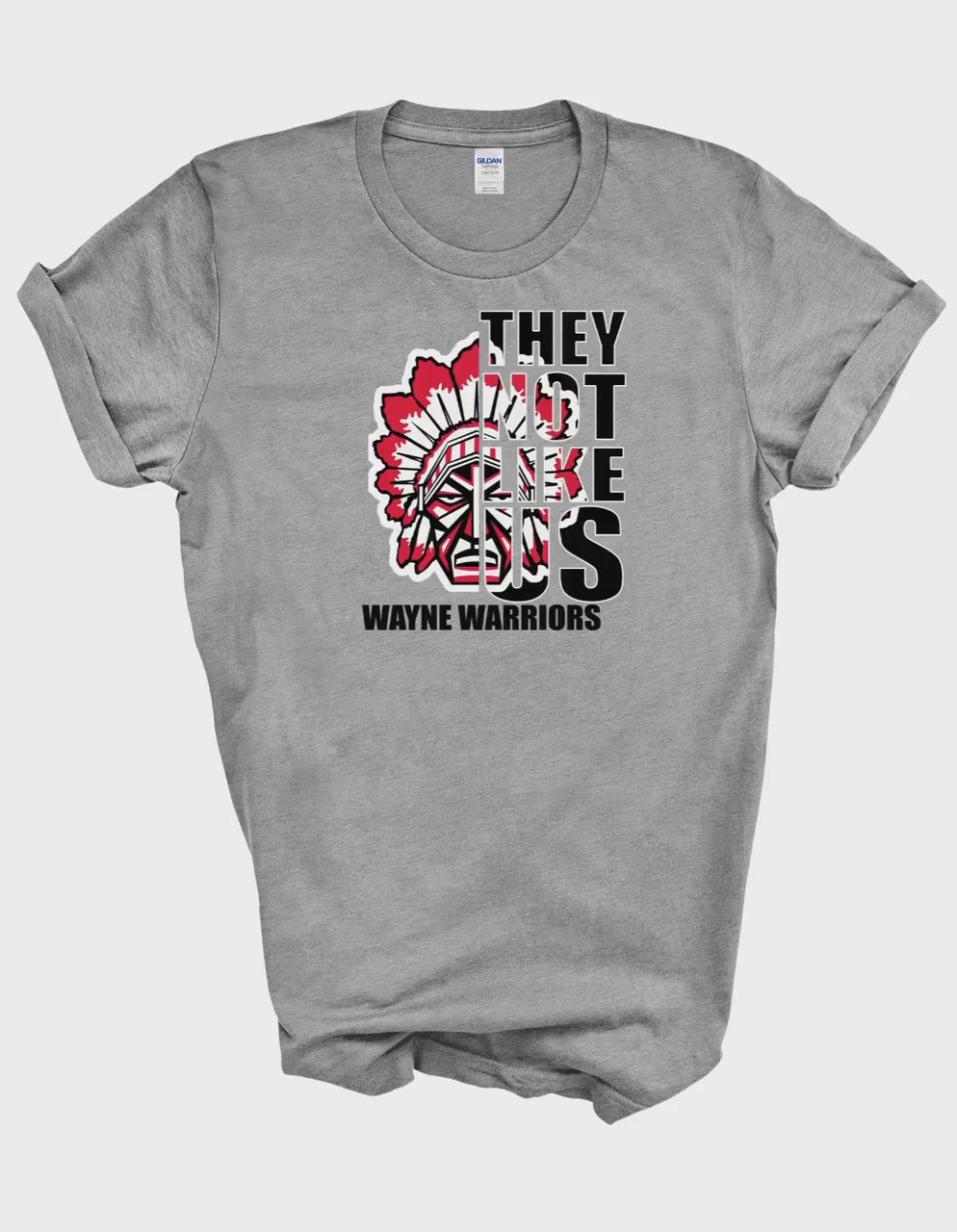 Wayne Warriors T-shirt, Mascot, Ohio, School Spirit, School logo Tee, Custom Shirt, Custom Gift