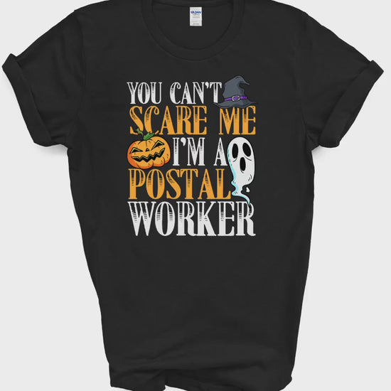 Halloween Postal T-Shirt | Hip-Hop Legend Graphic Tee, gift, mailman, USPS, United States Postal Service, Ghost